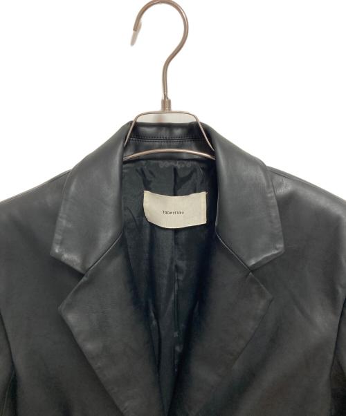 TODAYFUL（トゥデイフル）TODAYFUL (トゥデイフル) Ecoleather Tailored Jacket ブラック サイズ:36の古着・服飾アイテム