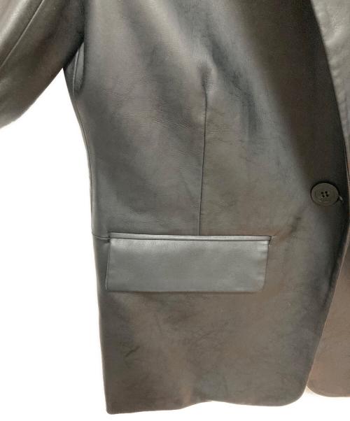 TODAYFUL（トゥデイフル）TODAYFUL (トゥデイフル) Ecoleather Tailored Jacket ブラック サイズ:36の古着・服飾アイテム