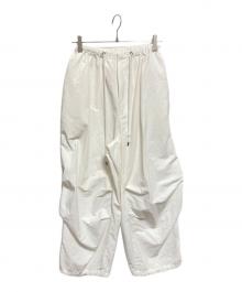 TODAYFUL（トゥデイフル）の古着「Boyfriend Nylon Pants」｜ホワイト