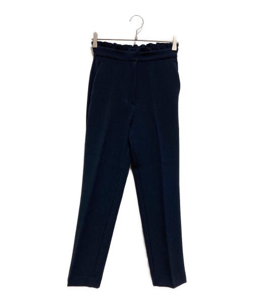 La TOTALITE（ラ ト―タリテ）La TOTALITE (ラ ト―タリテ) ウエストフリルパンツ ネイビー サイズ:36の古着・服飾アイテム