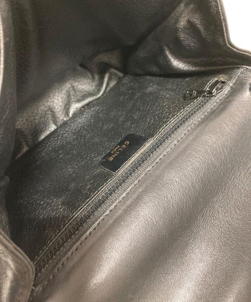 CELINE（セリーヌ）CELINE (セリーヌ) チェーンショルダーバッグ ブラックの古着・服飾アイテム