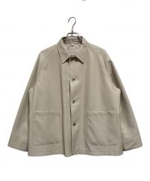 417 by EDIFICE（417 バイ エディフィス）の古着「フェイクレザージャケット」｜ベージュ