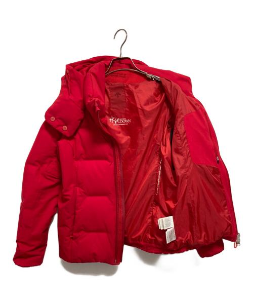 DESCENTE（デサント）DESCENTE (デサント) ANCHORダウンジャケット レッド サイズ:Mの古着・服飾アイテム