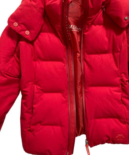 DESCENTE（デサント）DESCENTE (デサント) ANCHORダウンジャケット レッド サイズ:Mの古着・服飾アイテム