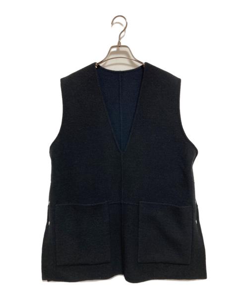 OHGA（オオガ）OHGA (オオガ) リバーベスト ブラック サイズ:FREEの古着・服飾アイテム