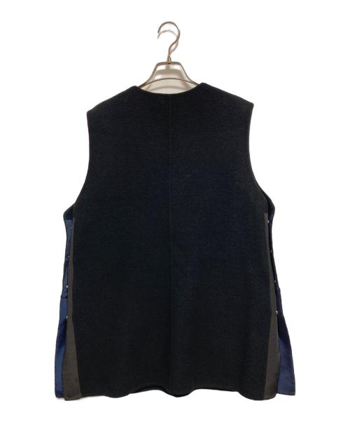 OHGA（オオガ）OHGA (オオガ) リバーベスト ブラック サイズ:FREEの古着・服飾アイテム