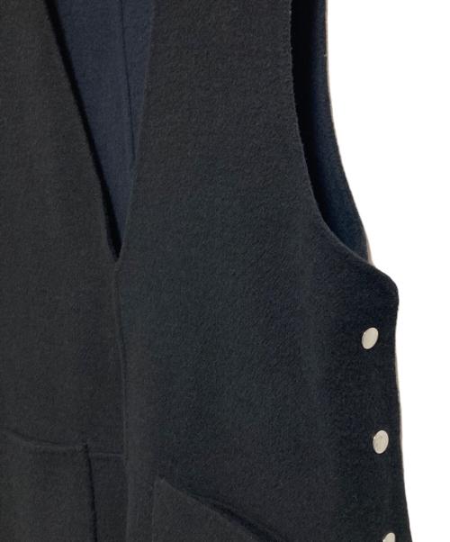 OHGA（オオガ）OHGA (オオガ) リバーベスト ブラック サイズ:FREEの古着・服飾アイテム