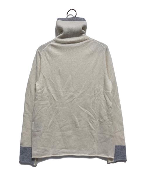 GALERIE VIE（ギャルリーヴィー）GALERIE VIE (ギャルリーヴィー) スコットランドカシミヤ タートルネックプルオーバー アイボリー サイズ:FREEの古着・服飾アイテム