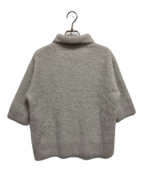 DES PRES（デ プレ）DES PRES (デ プレ) フォックスカシミヤ ポロカラープルオーバー グレー サイズ:FREEの古着・服飾アイテム