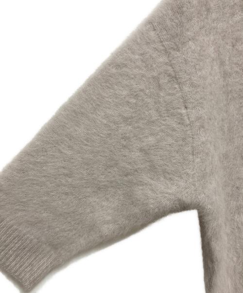 DES PRES（デ プレ）DES PRES (デ プレ) フォックスカシミヤ ポロカラープルオーバー グレー サイズ:FREEの古着・服飾アイテム