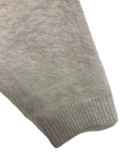 DES PRES（デ プレ）DES PRES (デ プレ) フォックスカシミヤ ポロカラープルオーバー グレー サイズ:FREEの古着・服飾アイテム