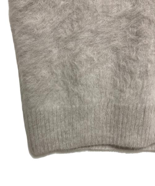 DES PRES（デ プレ）DES PRES (デ プレ) フォックスカシミヤ ポロカラープルオーバー グレー サイズ:FREEの古着・服飾アイテム