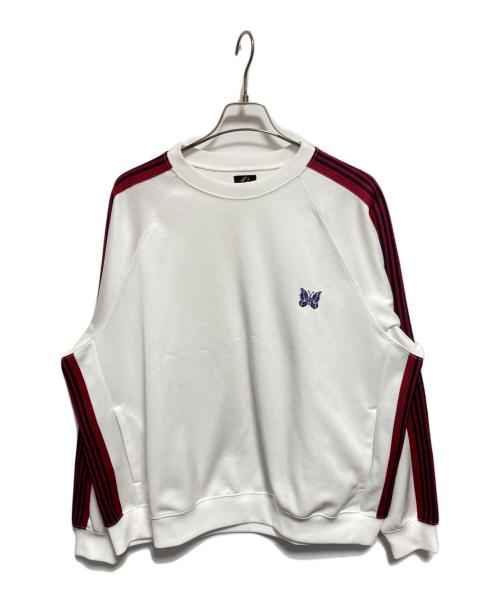 Needles（ニードルズ）Needles (ニードルズ) クルーネックスウェット ホワイト サイズ:XLの古着・服飾アイテム