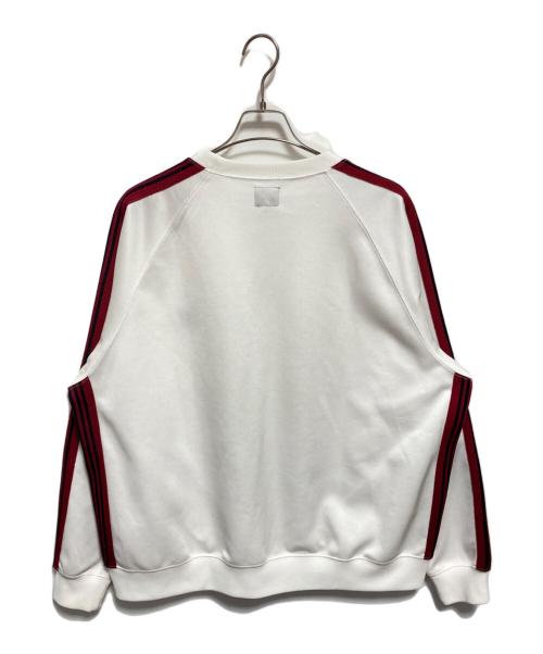 Needles（ニードルズ）Needles (ニードルズ) クルーネックスウェット ホワイト サイズ:XLの古着・服飾アイテム