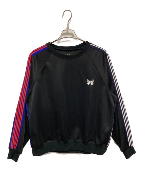 Needles（ニードルズ）Needles (ニードルズ) FREAK’S STORE (フリークスストア) 別注クルーネックスウェット ブラック サイズ:Mの古着・服飾アイテム