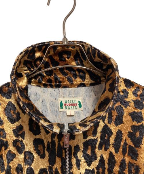 WACKO MARIA（ワコマリア）WACKO MARIA (ワコマリア) レオパードジップジャケット ベージュ サイズ:Lの古着・服飾アイテム
