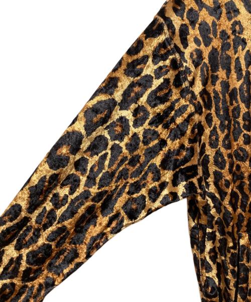 WACKO MARIA（ワコマリア）WACKO MARIA (ワコマリア) レオパードジップジャケット ベージュ サイズ:Lの古着・服飾アイテム