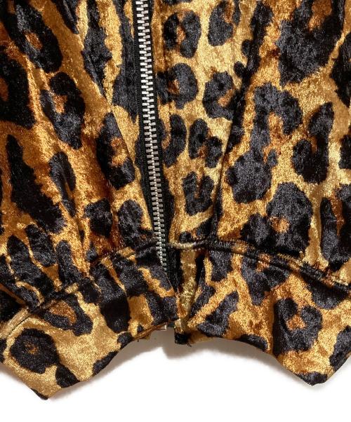 WACKO MARIA（ワコマリア）WACKO MARIA (ワコマリア) レオパードジップジャケット ベージュ サイズ:Lの古着・服飾アイテム