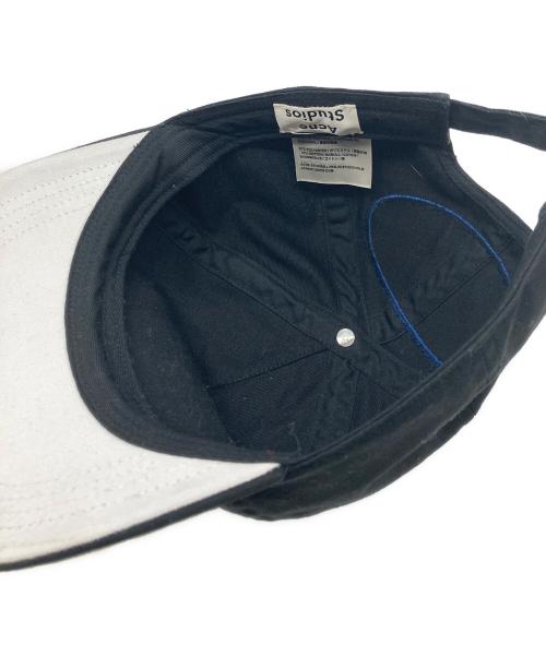 Acne studios（アクネ ストゥディオズ）ACNE STUDIOS (アクネ ストゥディオズ) ダイナー カリス ソフトキャップ ブラックの古着・服飾アイテム