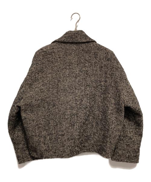 FRAMeWORK（フレームワーク）FRAMeWORK (フレームワーク) TWEEDショートコート グレー サイズ:SIZE 38の古着・服飾アイテム