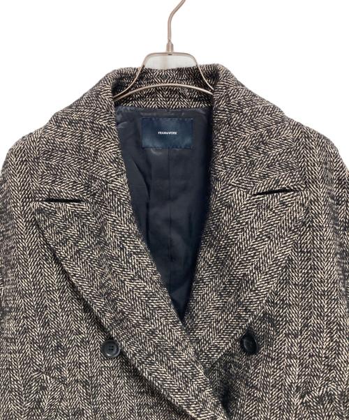 FRAMeWORK（フレームワーク）FRAMeWORK (フレームワーク) TWEEDショートコート グレー サイズ:SIZE 38の古着・服飾アイテム