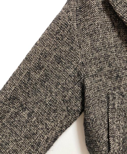 FRAMeWORK（フレームワーク）FRAMeWORK (フレームワーク) TWEEDショートコート グレー サイズ:SIZE 38の古着・服飾アイテム