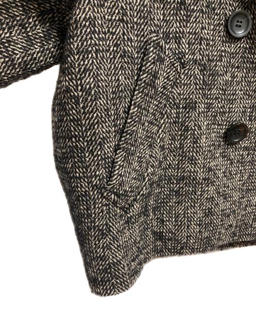 FRAMeWORK（フレームワーク）FRAMeWORK (フレームワーク) TWEEDショートコート グレー サイズ:SIZE 38の古着・服飾アイテム