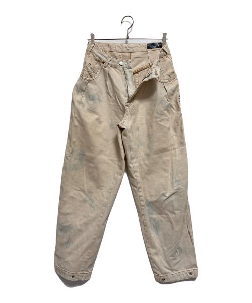 DIESEL（ディーゼル）DIESEL (ディーゼル) ヴィンテージ加工デニムパンツ アイボリー サイズ:SIZE W25の古着・服飾アイテム
