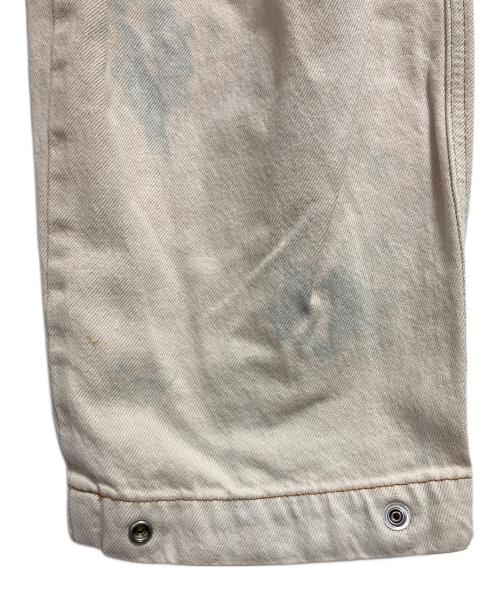 DIESEL（ディーゼル）DIESEL (ディーゼル) ヴィンテージ加工デニムパンツ アイボリー サイズ:SIZE W25の古着・服飾アイテム