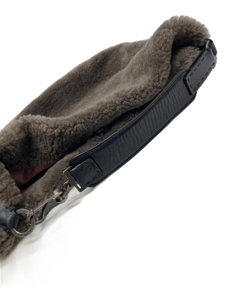 FALORNI ITALIA（ファロルニ イタリア レ ボルセ）FALORNI ITALIA (ファロルニ イタリア レ ボルセ) ワンショルダーバッグ グレーの古着・服飾アイテム