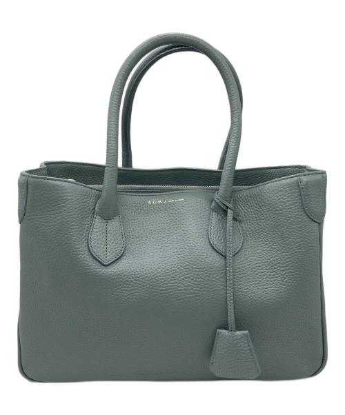 A.D.M.J.（エーディーエムジェイ）A.D.M.J. (エーディーエムジェイ) ハンドバッグ ブルーの古着・服飾アイテム