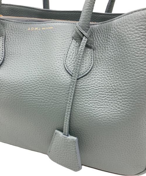 A.D.M.J.（エーディーエムジェイ）A.D.M.J. (エーディーエムジェイ) ハンドバッグ ブルーの古着・服飾アイテム