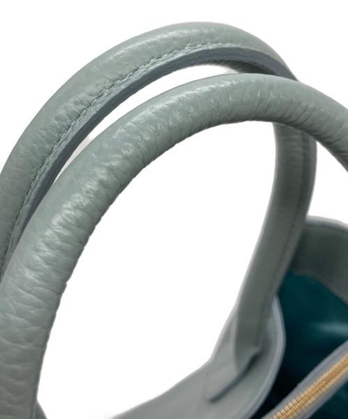 A.D.M.J.（エーディーエムジェイ）A.D.M.J. (エーディーエムジェイ) ハンドバッグ ブルーの古着・服飾アイテム