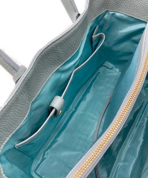 A.D.M.J.（エーディーエムジェイ）A.D.M.J. (エーディーエムジェイ) ハンドバッグ ブルーの古着・服飾アイテム