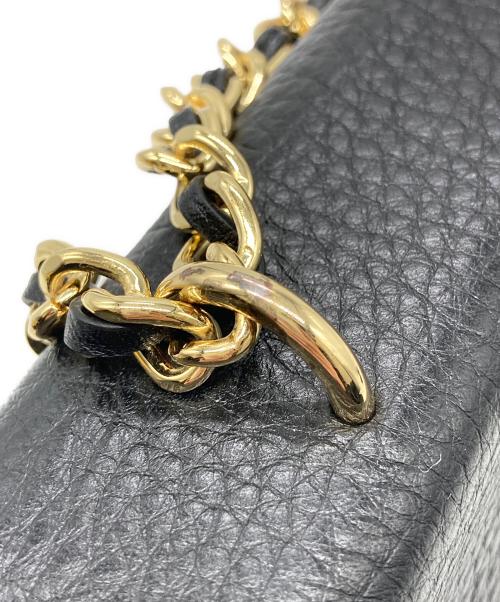 TORY BURCH（トリーバーチ）TORY BURCH (トリーバーチ) チェーンショルダーバッグ ブラックの古着・服飾アイテム