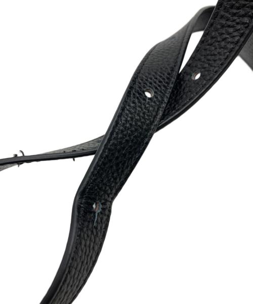 ear PAPILLONNER（イアパピヨネ）ear PAPILLONNER (イアパピヨネ) レザーフラップ2WAYバッグ ベージュの古着・服飾アイテム