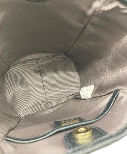 ear PAPILLONNER（イアパピヨネ）ear PAPILLONNER (イアパピヨネ) レザーフラップ2WAYバッグ ベージュの古着・服飾アイテム