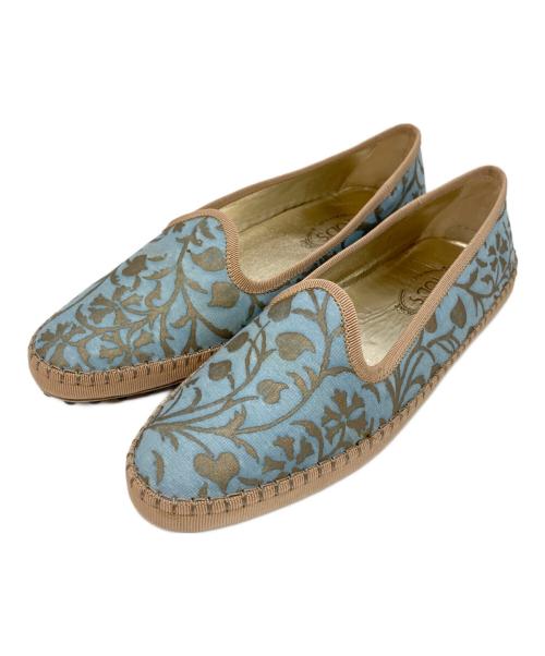 TOD'S（トッズ）TOD'S (トッズ) エスパドリーユ ブルー サイズ:37 1/2の古着・服飾アイテム
