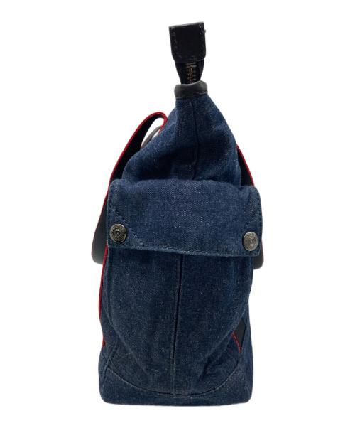 HUNTING WORLD（ハンティングワールド）HUNTING WORLD (ハンティングワールド) デニムキャンバストートバッグ インディゴの古着・服飾アイテム