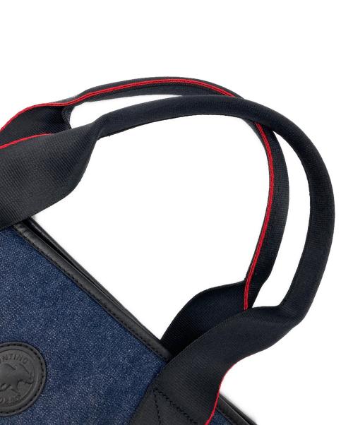 HUNTING WORLD（ハンティングワールド）HUNTING WORLD (ハンティングワールド) デニムキャンバストートバッグ インディゴの古着・服飾アイテム