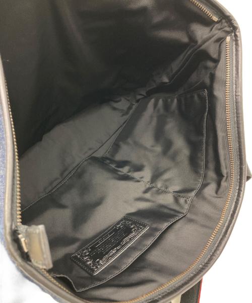 HUNTING WORLD（ハンティングワールド）HUNTING WORLD (ハンティングワールド) デニムキャンバストートバッグ インディゴの古着・服飾アイテム