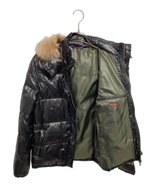 PAUL SMITH（ポールスミス）Paul Smith (ポールスミス) ラクーンファーダウンジャケット ブラック サイズ:Lの古着・服飾アイテム