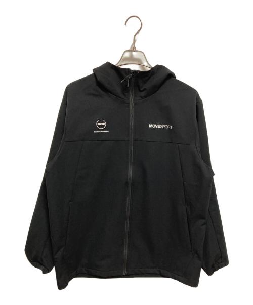 DESCENTE（デサント）DESCENTE (デサント) HEATNAVI ソフトシェル バックロゴ フルジップフーディー ブラック サイズ:L 未使用品の古着・服飾アイテム