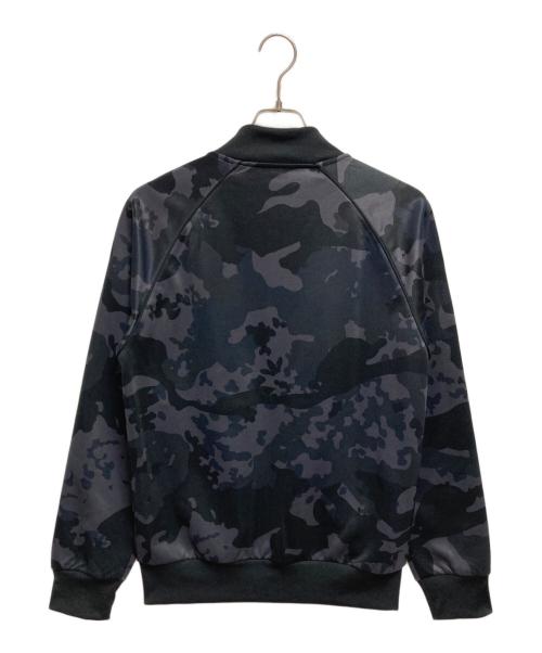 adidas（アディダス）adidas (アディダス) ブラック カモ SSTR トラックトップ ブラック サイズ:XLの古着・服飾アイテム