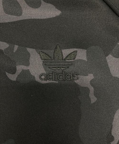 adidas（アディダス）adidas (アディダス) ブラック カモ SSTR トラックトップ ブラック サイズ:XLの古着・服飾アイテム