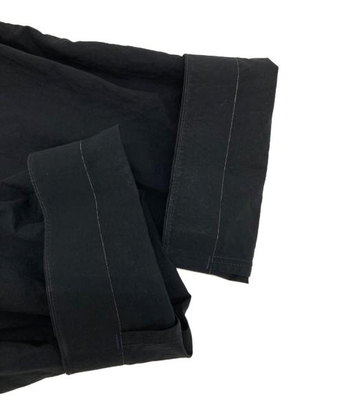 DESCENTE PAUSE（デサントポーズ）DESCENTE PAUSE (デサントポーズ) 塩縮ナイロン 2B テーラードジャケット ブラック サイズ:Lの古着・服飾アイテム