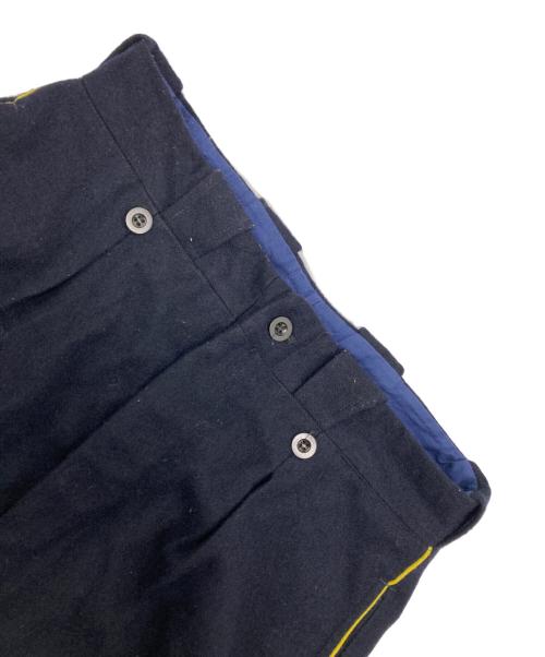 French Army（フランス軍）French Army (フレンチアーミー) サイドラインウールトラウザー ネイビー サイズ:42の古着・服飾アイテム