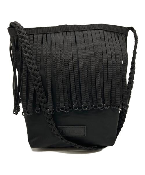 BAICYCLON by Bagjack（バイシクロンバイバッグジャック）BAICYCLON by bagjack (バイシクロンバイバッグジャック) TAPE FRINGE BAG ブラックの古着・服飾アイテム