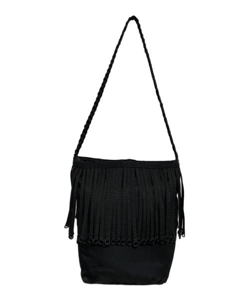 BAICYCLON by Bagjack（バイシクロンバイバッグジャック）BAICYCLON by bagjack (バイシクロンバイバッグジャック) TAPE FRINGE BAG ブラックの古着・服飾アイテム