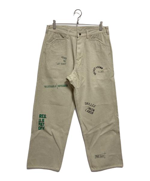 PAY DAY（ペイデイ）PAY DAY (ペイデイ) メモリアルパンツ ベージュ サイズ:Lの古着・服飾アイテム